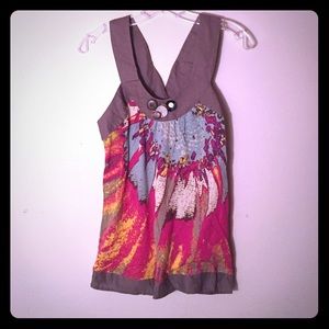 Anthropology Patterned Blouse