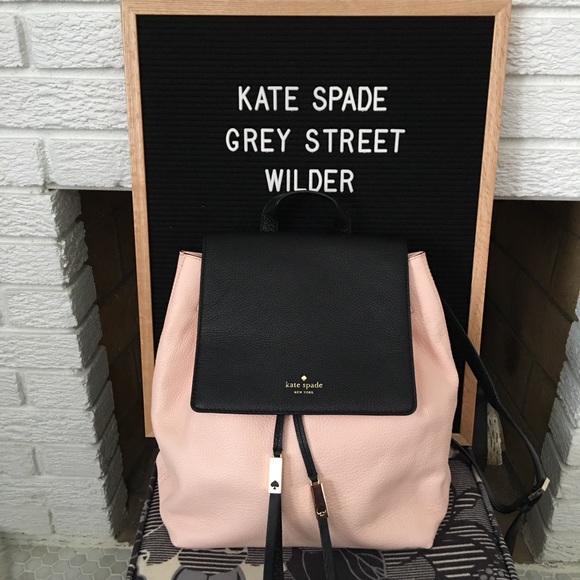 Kate Spade Grey Street Wilder Backpack - Picture 2 of 4