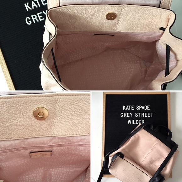 Kate Spade Grey Street Wilder Backpack - Picture 3 of 4