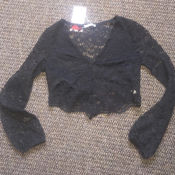 NWT Zara Lace Crop Top
