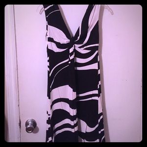 Comfy black and white dress from Express
