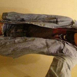 Old navy denim button down