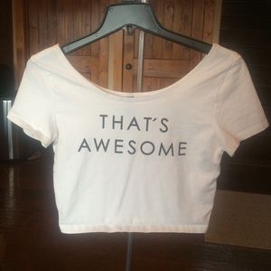 ‼️‼️NWOT H&M crop top