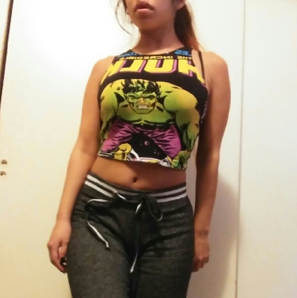 marvel crop top forever 21
