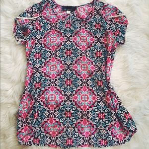 Floral print blouse