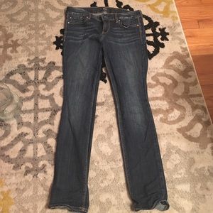 Express straight legged skinny jeans