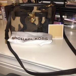 Michael Kors camo print crossbody