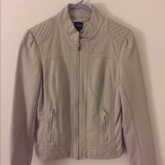 Express Faux Leather Jacket - Picture 1 of 4