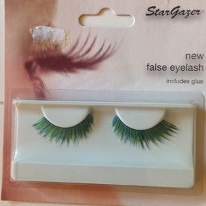 PRICE DROP 😀 eyelashes, green/blue