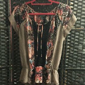 Cynthia Rowley Cinched Waist Top