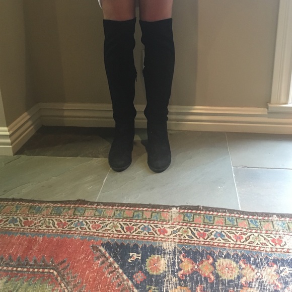 H&M over the knee suede boots