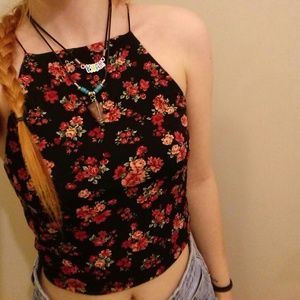 Floral crop top