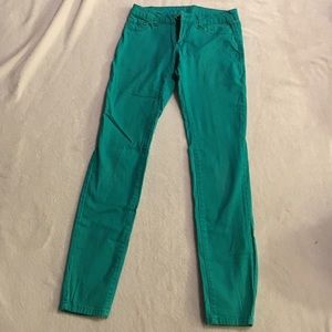 Size 2R teal jeans, from refuge!
