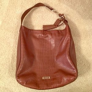 Coach AVERY EMBOSSED CROC HOBO