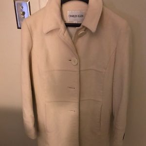 Charles Klein cream coat