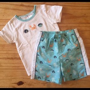 Janie and Jack Matching Swim Set