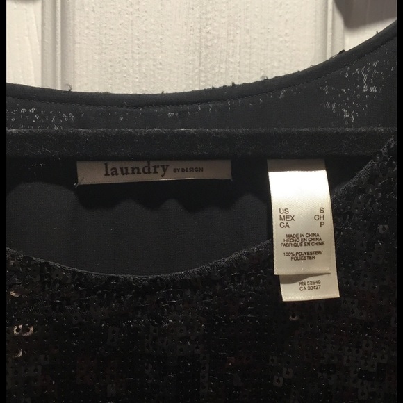 Sequined "Laundry" by Design Mini Dress 🛍 Small - Picture 3 of 4