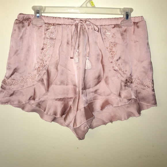 Silk pink nighties