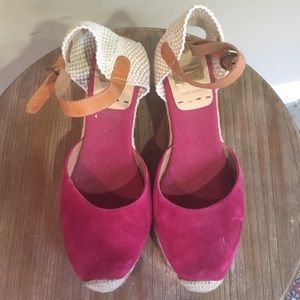 Red espadrilles