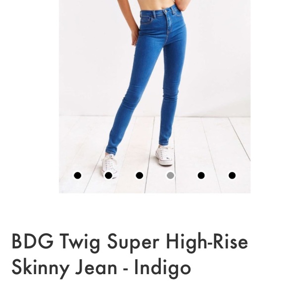 BDG high rise blue jean