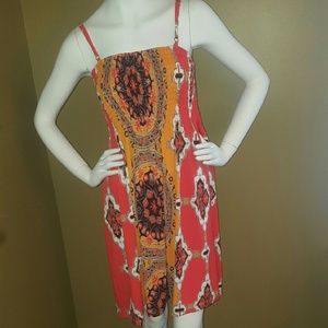 India Boutique Burnt Orange Sleeveless Sundress