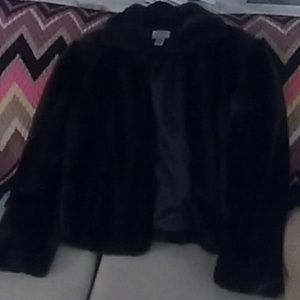 Ann Taylor Loft Faux Fur