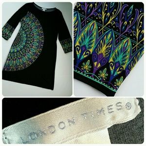 Flattering Medallion Mini Dress