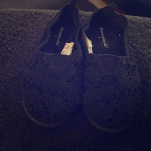 Toddler Girls Size 8 woven shoes