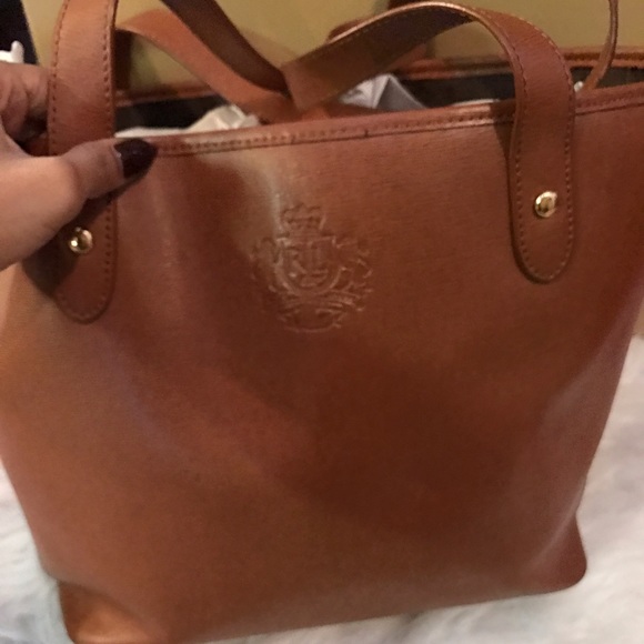 Lauren Ralph Lauren Cognac Bag - Picture 1 of 3