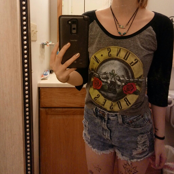 Guns N Roses crop top