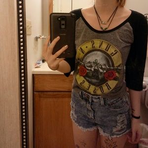 Guns N Roses crop top