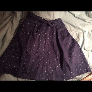 Tommy Hilfiger Navy w. White&Red Polka Dots Skirt