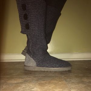 Navy Blue Women's Classic Cardy Ugg Boots