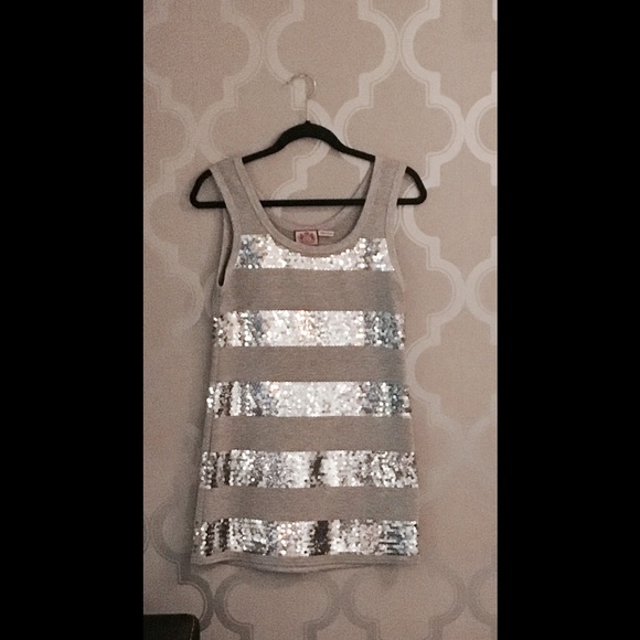 Juicy Couture Micro Mini Sequined Dress 👗 Medium - Picture 1 of 3