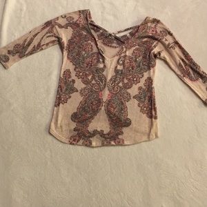 Size S, 3/4 sleeve shirt from Charlotte Russe!