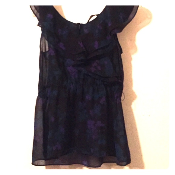 Floral sheer express top