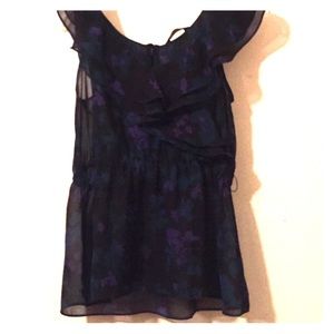 Floral sheer express top