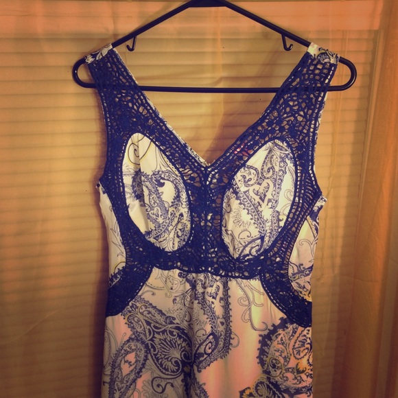 Ariel Maxi Dress with Crochet