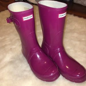 Hunter short rain boots