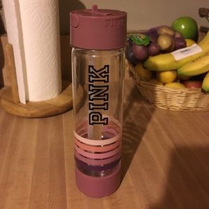 Pink water bottle