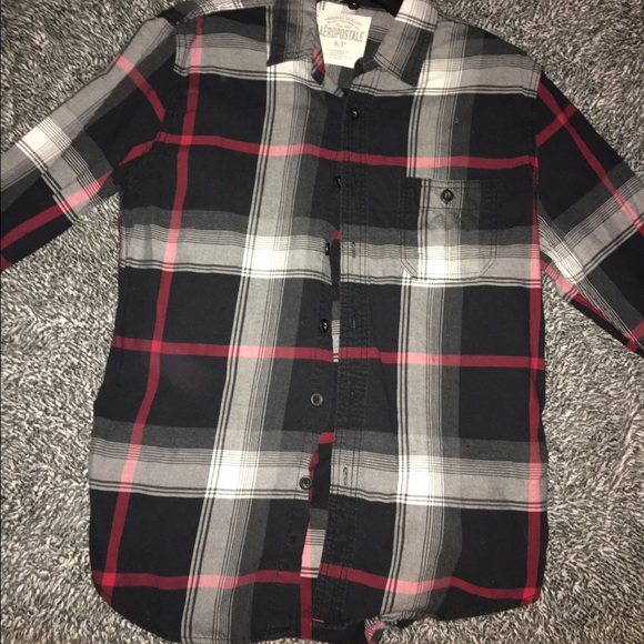 Plaid Button Up - Picture 2 of 2
