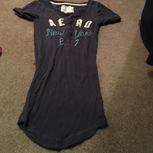 Navy blue Aeropostale Henley