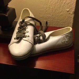 True Religion White Tennis Shoe