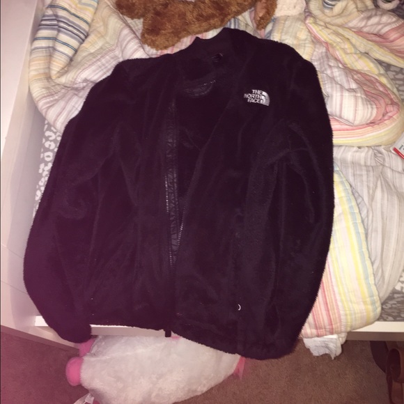 Black fuzzy north face