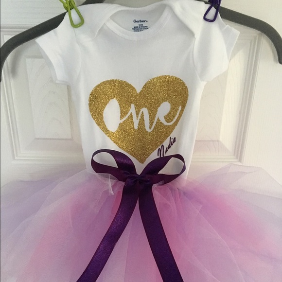 Custom Onsie and Tutu - Picture 1 of 1