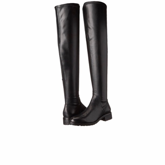 SAM EDELMAN"REMI" FAUX LEATHER OVER THE KNEE BOOTS