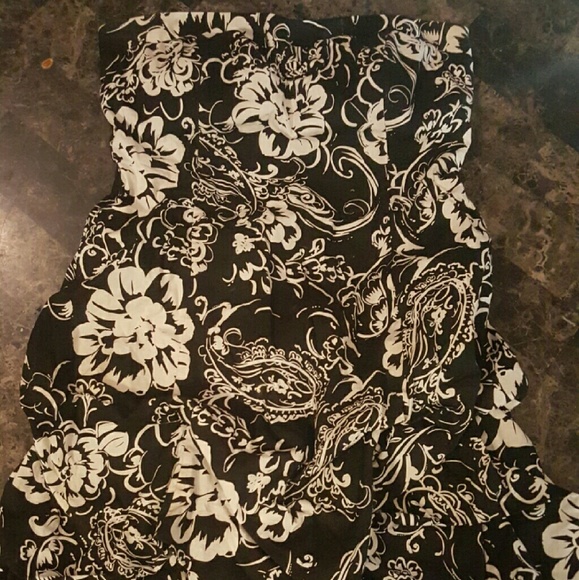 Strapless dress