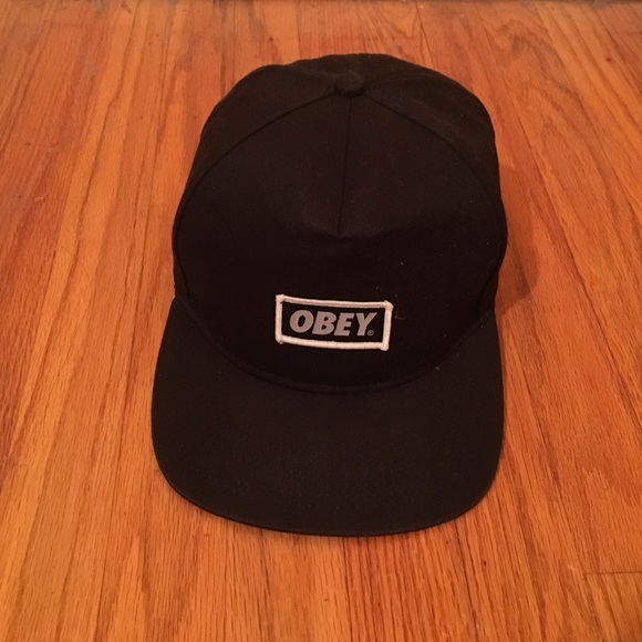 OBEY Black SnapBack/Baseball Hat