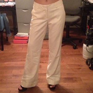 Banana Republic Winter White Pants Slacks Sz 2