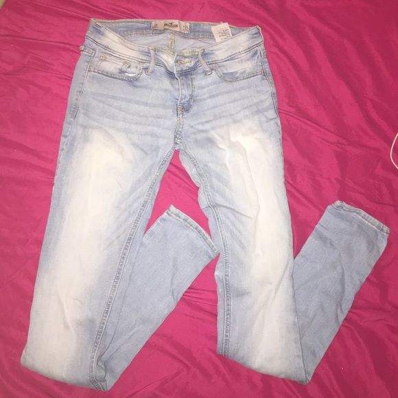 Hollister Light Blue Washed Skinny Jeans SIZE 3R